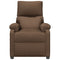 Fauteuil verstelbaar stof bruin