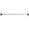 Kledingroedes 2 st telescopisch 58-100 cm zilverkleurig