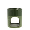 Shiny Duo Matt leger groen waxbrander geurbrander
