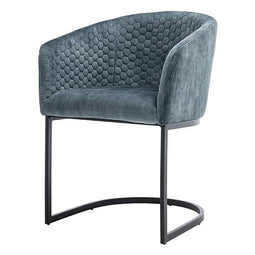 Tower living Pellaro armchair - fabric Adore 31 Grey blue