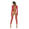 Bodystocking René Rofé Rood (Één maat)