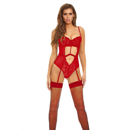 Gympak Bombshell Boudoir Rood M