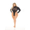 Gympak Pink Lipstick Zwart L