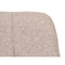 Stoel Bruin Stof 45 x 89 x 53 cm Elegant (4 Stuks)