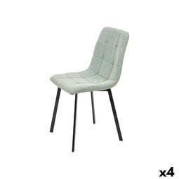Stoel Groen Stof 45 x 89 x 53 cm Elegant (4 Stuks)