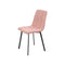 Stoel Roze Stof 45 x 89 x 53 cm Elegant (4 Stuks)