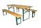 Complete standaard biertafel set met banken 80x220 cm