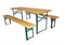 Complete Biertafelset brouwerij kwaliteit inklapbaar met 2 banken 50x220 cm