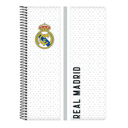 Notitieboekje Real Madrid C.F. Wit Grijs A5 80 Lakens