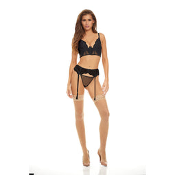 Ondergoed Set Bombshell Boudoir Zwart (L)