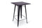 Statafel Hamburg stapelbaar - Metalen Zwart - afm. 70x70cm