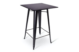 Statafel Hamburg stapelbaar - Metalen Zwart - afm. 70x120cm