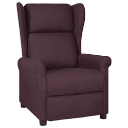 Fauteuil verstelbaar stof crmekleurig