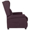 Fauteuil verstelbaar stof crmekleurig