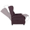 Fauteuil verstelbaar stof crmekleurig