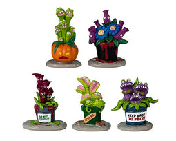 Lemax - Hungry Houseplant Horror 12x4x20 cm 5st Halloween