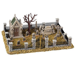 Lemax - Haunted Souls Graveyard 33x43x14 cm 14st Halloween