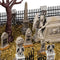 Lemax - Haunted Souls Graveyard 33x43x14 cm 14st Halloween