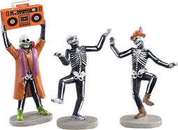 Lemax - Jitterbones Dance Party 12x4x20 cm 3st Halloween