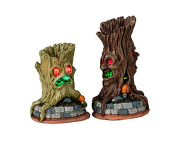 Lemax - Spooky Tree Trunks 12x5x20 cm 2st Halloween
