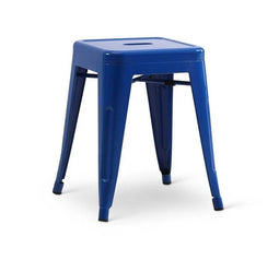 Stapelkruk Hamburg metalen kruk Blauw
