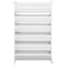 Kruidenbak 6-laags 69x40x101,5 cm massief grenenhout wit