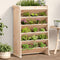 Kruidenbak 6-laags 69x40x101,5 cm massief grenenhout