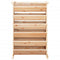 Kruidenbak 6-laags 69x40x101,5 cm massief grenenhout