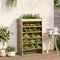 Kruidenbak 6-laags 69x40x101,5 cm gempregneerd grenenhout
