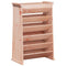 Kruidenbak 6-laags 69x40x101,5 cm massief douglashout