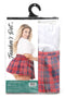 TEACHERS PET 2 PCS SCHOOLGIRL COSTUME, QUEEN SIZE