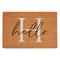 Deurmat Hello Wit Natuurlijk 60 x 1 x 40 cm (12 Stuks)