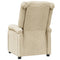 Fauteuil verstelbaar stof crmekleurig