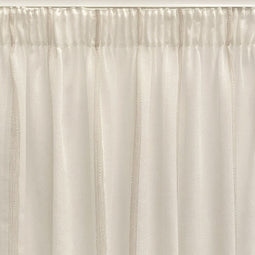 Gordijn Alexandra House Living Rebeca Beige 400 x 270 x 1 cm Doorschijnend
