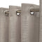 Gordijn Alexandra House Living Rustik Grijs 300 x 270 x 1 cm Doorschijnend