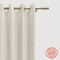 Gordijn Alexandra House Living Rebeca Beige 140 x 270 x 1 cm Doorschijnend