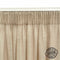 Gordijn Alexandra House Living Rustik Natuurlijk Linnen 300 x 270 x 1 cm Doorschijnend