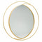 Wandspiegel Alexandra House Living Goud Metaal Glas Hout MDF 91 x 2 x 91 cm