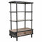 Planken Alexandra House Living Bruin Hout Metaal Ijzer 121 x 40 x 80 cm