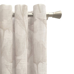 Gordijn Alexandra House Living Sofia Beige 300 x 270 x 1 cm Doorschijnend
