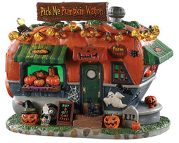 LEMAX - Pick me pumpkin wagon 4,5V