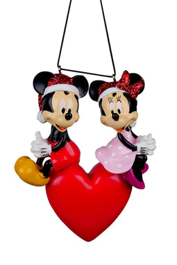 Kurt S. Adler - Ornament plastic mickey verliefd l12cm