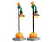 LEMAX - Witch pumpkin patch set of 2 b/o 4.5v