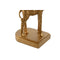 Bureaulamp Home ESPRIT Zwart Gouden 20 x 20 x 53 cm