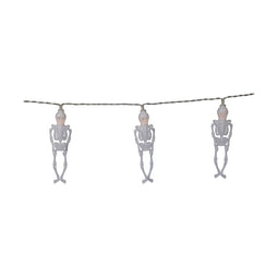 Halloween Decoraties Blauw / Wit 40 x 40 cm LED x 10