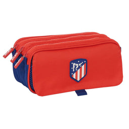 Pennenetui met 3 vakken Atlético Madrid Blauw Rood 21,5 x 10 x 8 cm
