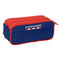 Pennenetui met 3 vakken Atlético Madrid Blauw Rood 21,5 x 10 x 8 cm