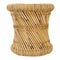 Set van krukken Alexandra House Living Natuurlijk Bamboe Touw 38 x 38 x 38 cm 2 Onderdelen