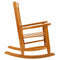Schommelstoel Alexandra House Living Honing 47 x 49 x 38 cm