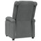 Fauteuil verstelbaar stof donkergrijs